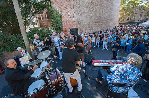 HooDoo Loungers perform on Off-Main Stage, photo by Michael Heller